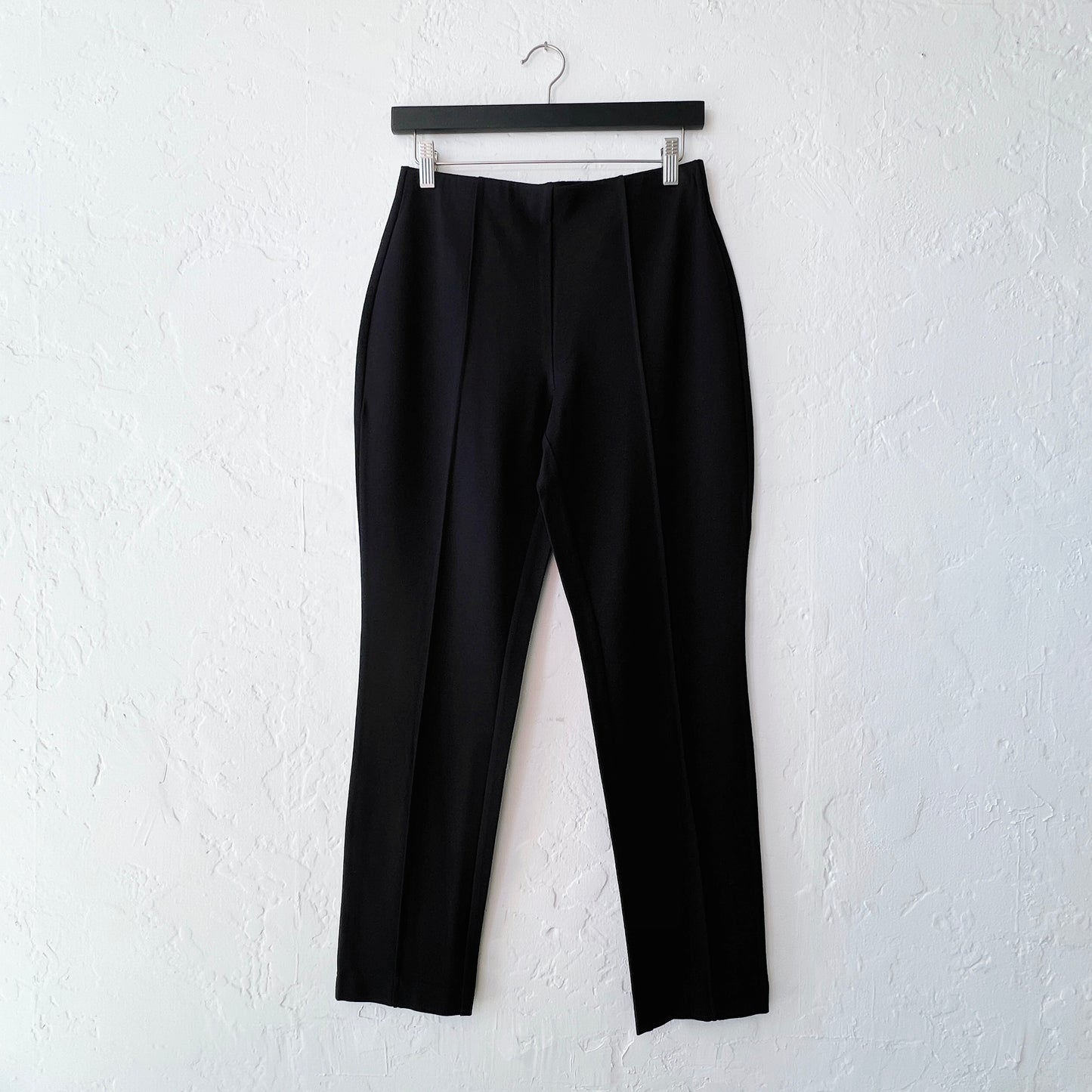 Leisure Slim Ponte Pants in Black