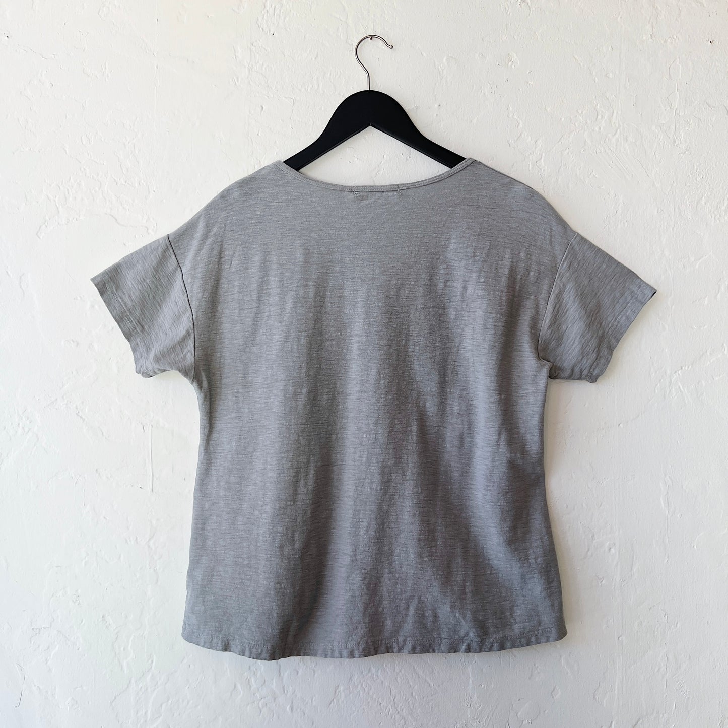 V-Neck Tee in Overcast