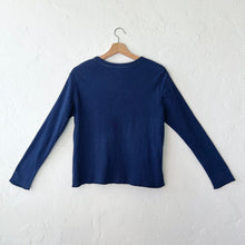 Load image into Gallery viewer, North Star Base | Snap Front Cardigan in Indigo
