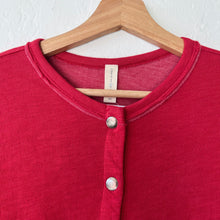 Load image into Gallery viewer, North Star Base | Snap Front Cardigan in Cinnabar
