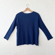 Load image into Gallery viewer, North Star Base | Double Cotton Tee in Indigo
