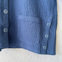 Load image into Gallery viewer, Habitat | Pucker Weave Perfect Shirt in Indigo

