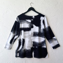 Load image into Gallery viewer, Olivia by Habitat | Ikat Easy Tee in Black
