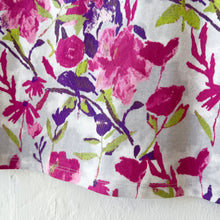 Load image into Gallery viewer, Spring Rib Floral Everyday Tee in Berry
