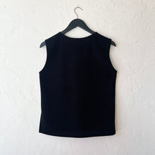 Load image into Gallery viewer, Moonlight | Crepe Tank in Black
