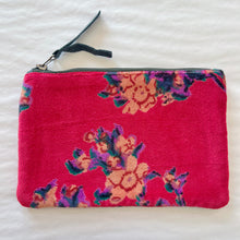 Load image into Gallery viewer, Velvet Napoli Pouch in Red Sakura

