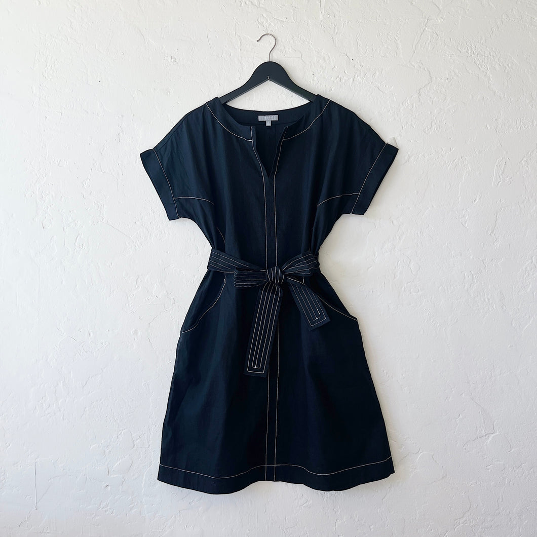 Habitat | Linen Bethany Dress in Black