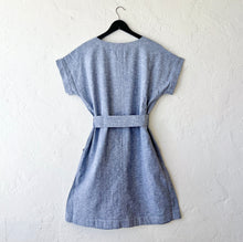 Load image into Gallery viewer, Habitat | Linen Bethany Dress in Indigo
