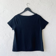 Load image into Gallery viewer, Cut Loose | Short Sleeve Tee In Black Stripes
