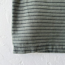 Load image into Gallery viewer, Cut Loose | Short Sleeve Tee In Black &amp; Clay Stripe

