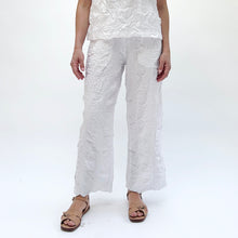 Load image into Gallery viewer, Olivia by Habitat | Crush Travel Crop Cargo Pants in White
