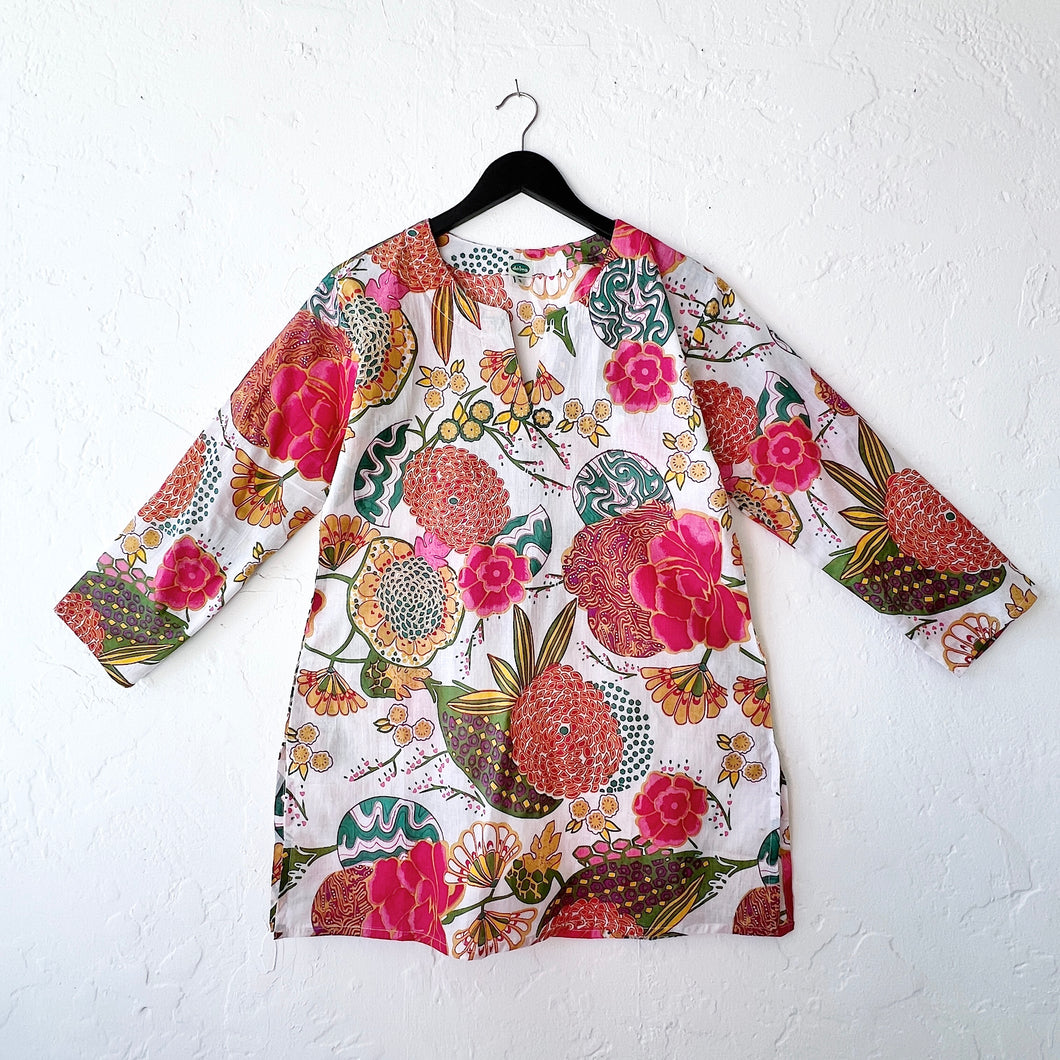 Dolma | Cotton Garden Tunic in White