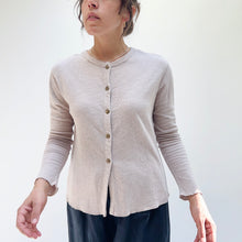 Load image into Gallery viewer, North Star Base | Snap Front Cardigan in Cloud
