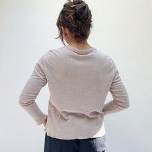 Load image into Gallery viewer, North Star Base | Snap Front Cardigan in Cloud
