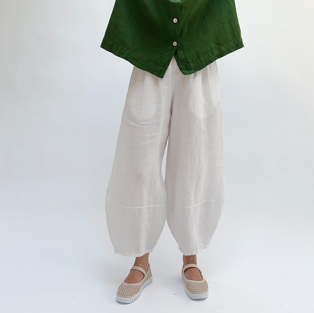 Bryn Walker | Linen Oliver Pant in Cream