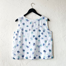 Load image into Gallery viewer, Cut Loose | Boxy Tank in White Ink Spot

