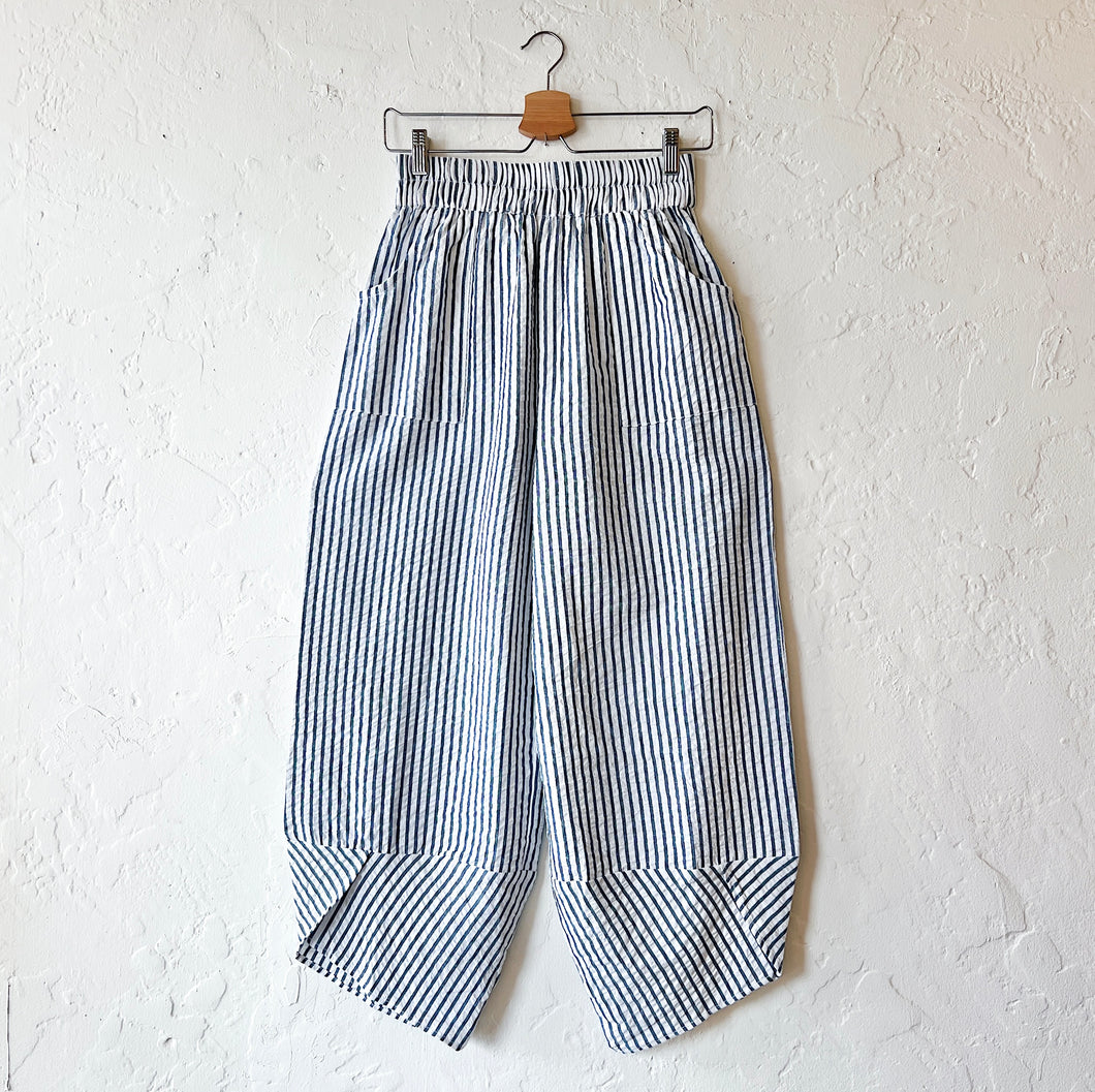 Tulip | Ariana Pant in White Marina Stripe