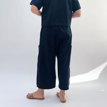 Load image into Gallery viewer, Pacific Cotton | Cotton Pasha Pant in Black

