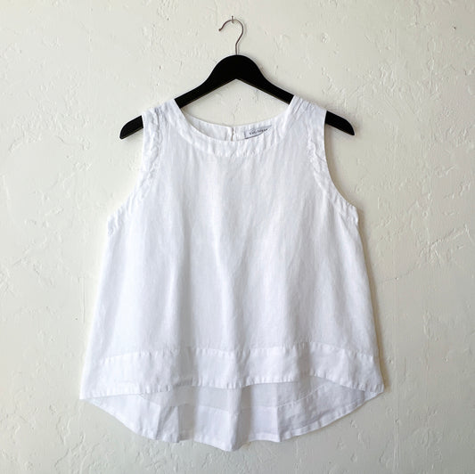 Hi-Low Tank in White