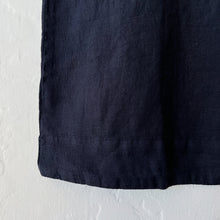 Load image into Gallery viewer, Cut Loose | Square Neck Linen Tank in Black
