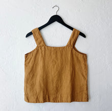 Load image into Gallery viewer, Cut Loose | Square Neck Linen Tank in Manuka
