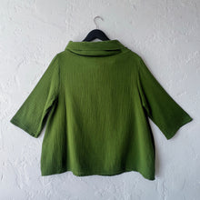 Load image into Gallery viewer, Bryn Walker | Cotton Gauze 3/4 Sleeve Etta Top in Oregano
