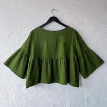 Load image into Gallery viewer, Bryn Walker | Cotton Gauze Frida Top in Oregano
