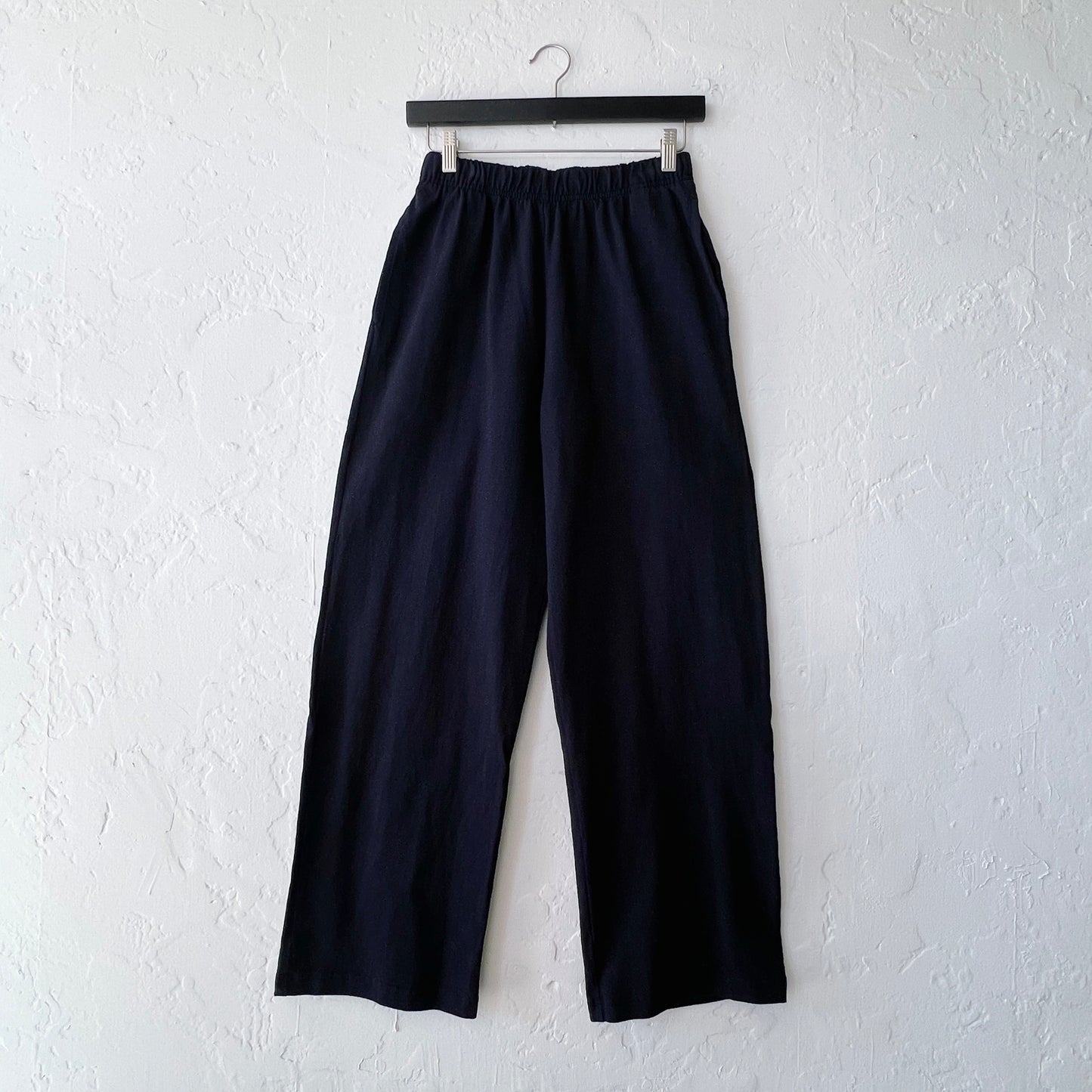 Cotton Travel Pant in Black