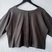 Load image into Gallery viewer, Pacific Cotton | Long Sleeve Button Front Shirt in Kelp

