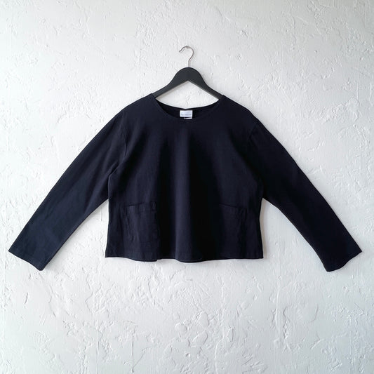 Pacific Cotton | Boxy Shirt in Black