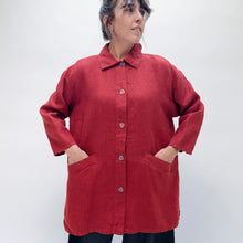 Load image into Gallery viewer, Bryn Walker | Heavy Linen Katherine Jacket in Uni
