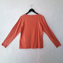 Load image into Gallery viewer, Cut Loose | Long Sleeve Lycra Jersey Crew Tee in Orangina
