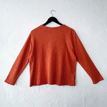 Load image into Gallery viewer, North Star Base | Crop Double Cotton Tee in Amber
