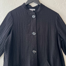 Load image into Gallery viewer, Habitat | Express Solid Tulip Sleeve Jacket in Black
