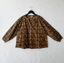 Load image into Gallery viewer, Habitat | Floral Jacquard Romance Shirt in Cumin
