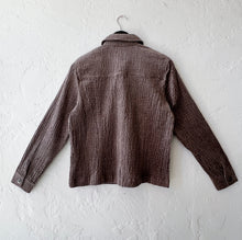 Load image into Gallery viewer, Habitat | Rustic Stretch Cord Boyfriend Jacket in Truffle

