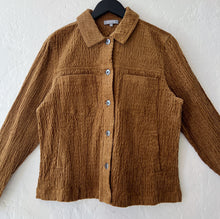 Load image into Gallery viewer, Habitat | Rustic Stretch Cord Boyfriend Jacket in Breen
