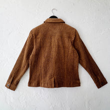 Load image into Gallery viewer, Habitat | Rustic Stretch Cord Boyfriend Jacket in Breen
