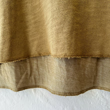 Load image into Gallery viewer, North Star Base | Long Sleeve Double Cotton Beach Tee in Teak
