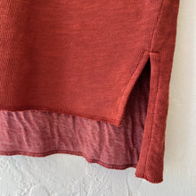 Load image into Gallery viewer, North Star Base | Long Sleeve Double Cotton Beach Tee in Ginger Spice
