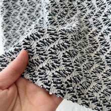 Load image into Gallery viewer, Cut Loose | Wavy Crochet Knit 3/4 Sleeve Boatneck Tee in Laundered
