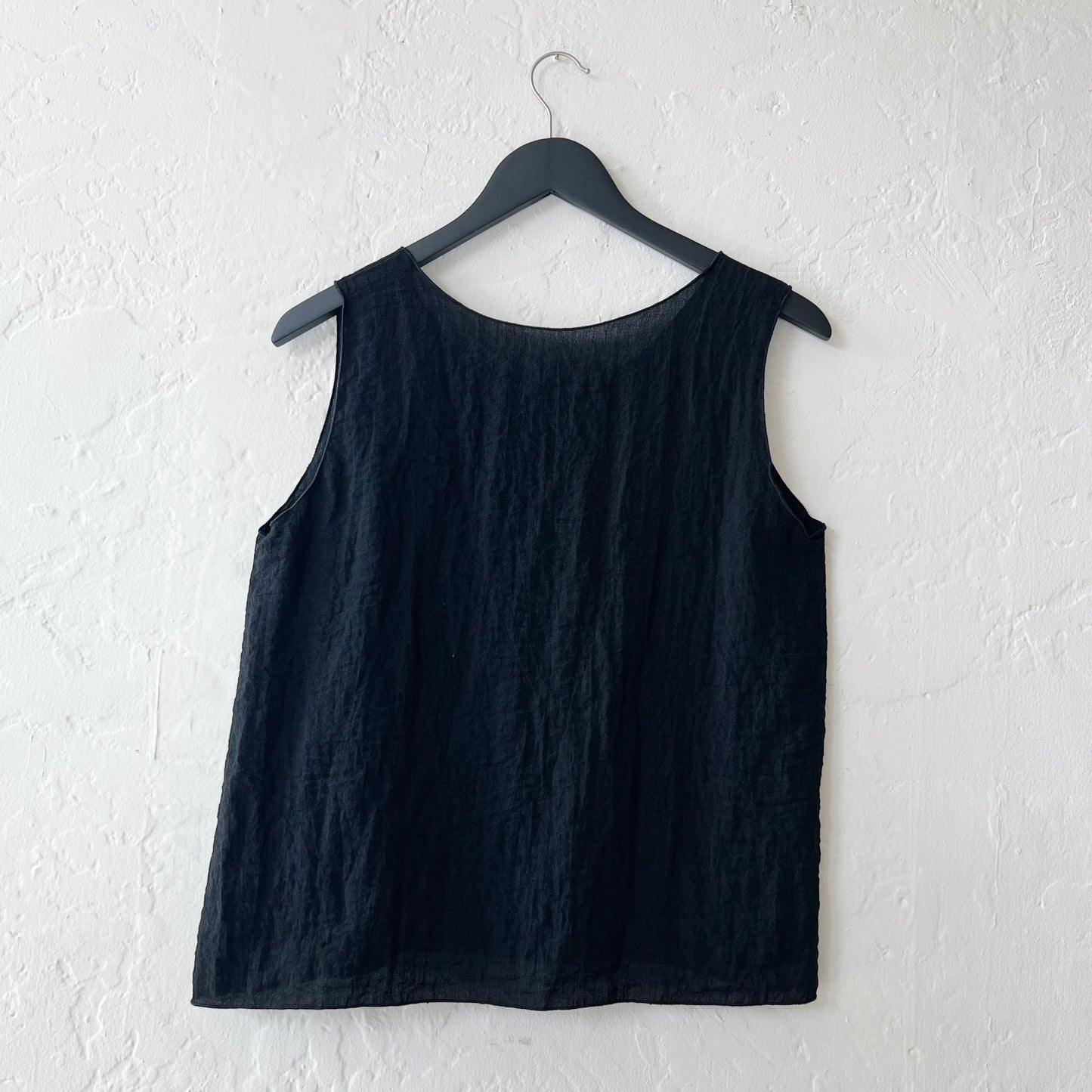 Fall Parachute Layering Tank in Black