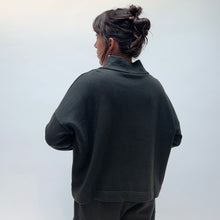 Load image into Gallery viewer, Bryn Walker | Cropped Fleece Stowe Sweatshirt in Kelp
