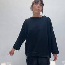 Load image into Gallery viewer, Bryn Walker | Alden Fleece Sweatshirt in Black
