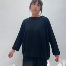 Load image into Gallery viewer, Bryn Walker | Alden Fleece Sweatshirt in Black

