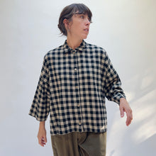 Load image into Gallery viewer, Eleven Stitch | Big Check Big Shirt in Fennel
