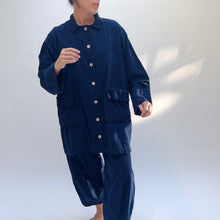 Load image into Gallery viewer, Eleven Stitch | Corduroy Four Pocket Jacket in Indigo
