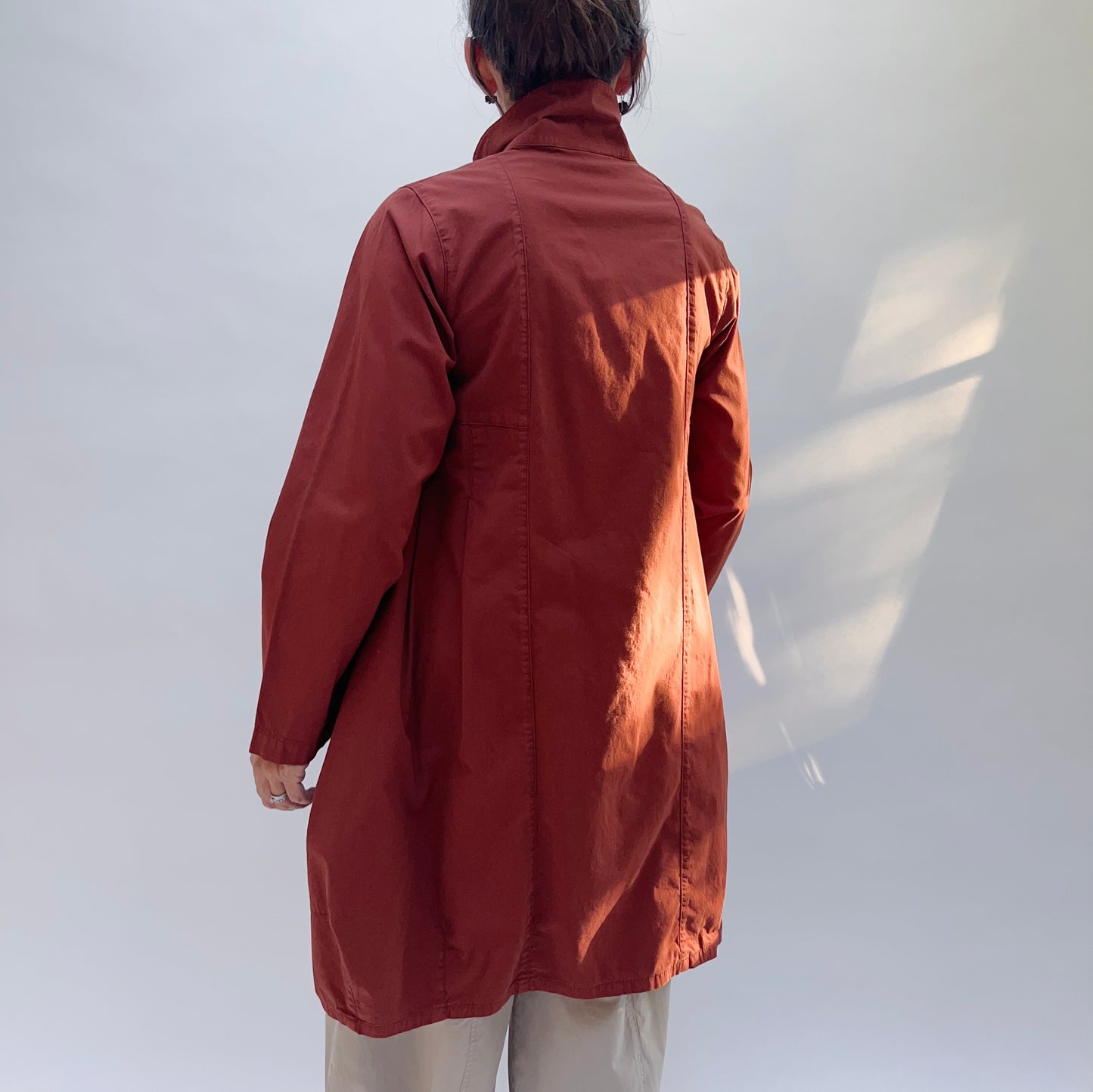 Darted Coat in Ginger Spice