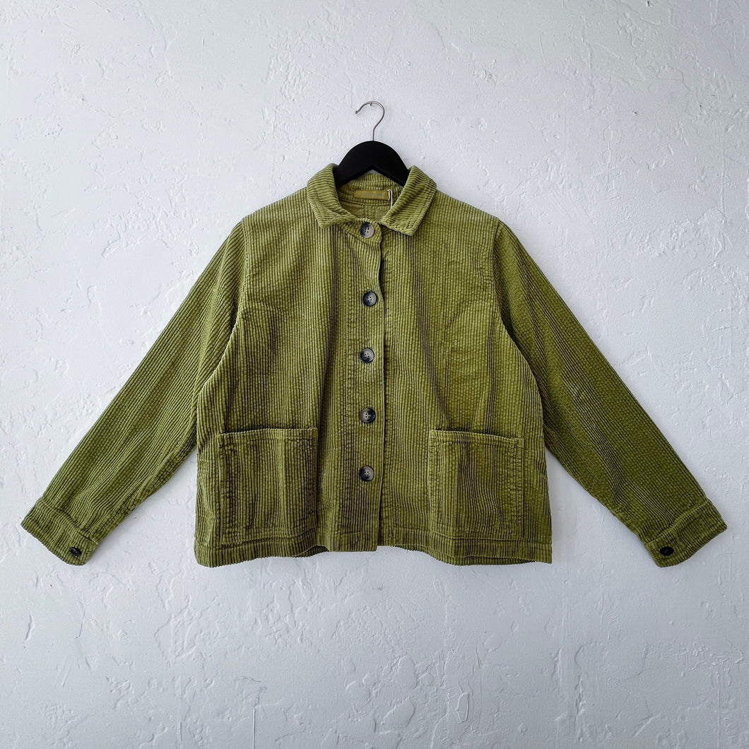 Cut Loose | Lux Corduroy Jacket in Leaf