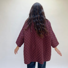 Load image into Gallery viewer, Cut Loose | Quilted One Size Zip Jacket in Cinnabark
